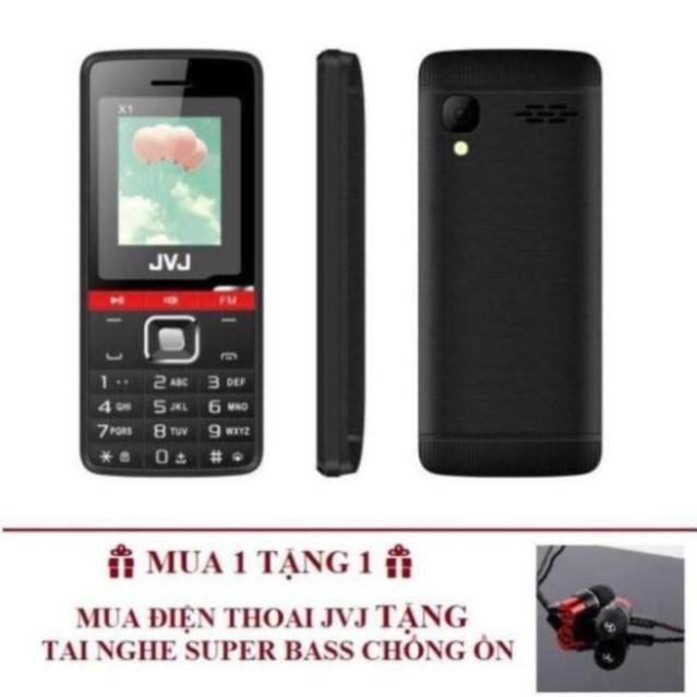 Điện thoại JVJ X1 - 8MB/32G/1000mAh - TẠNG TAI NGHE SUPER BASS CHỐNG ỒN