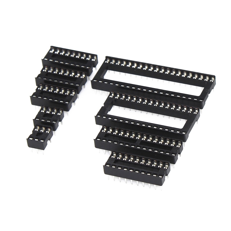 Set 10 đầu nối 40P 32P 28P 20P 18P 16P 14P 8P 6P IC DIP8 DIP14 DIP16 DIP-8 DIP-40 DIP-32 DIP28
