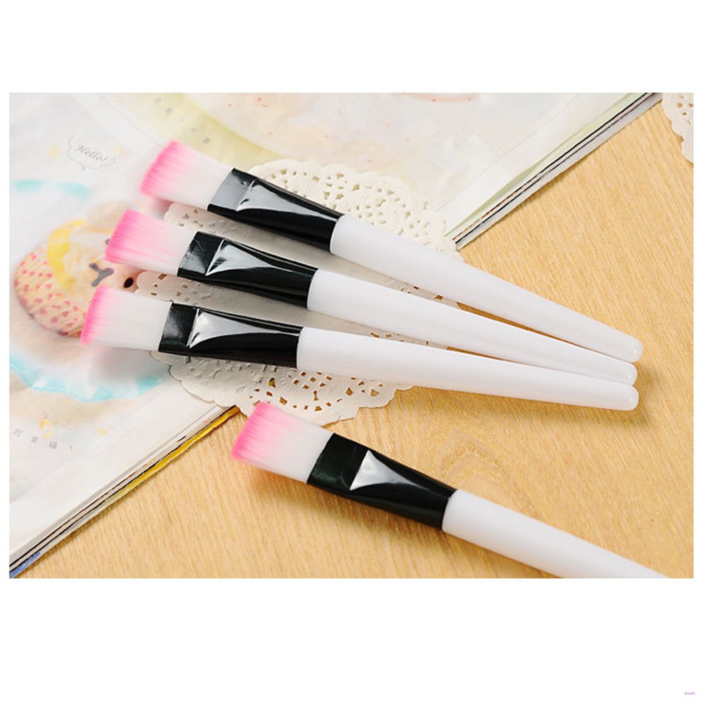 [Hàng mới về] Cọ đắp mặt nạ bùn với tay cầm bằng nhựa trong suốt tiện dụng