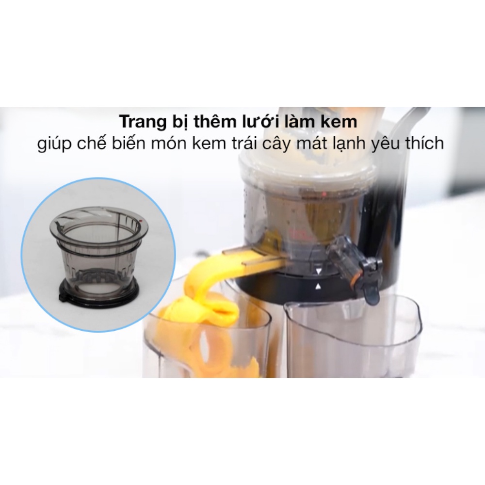 Máy ép chậm Kalite KL 565 chính hãng , Ép trái cây, rau củ đến 99% , công suất lớn 240W , thiết kế nhựa cao cấp an toàn