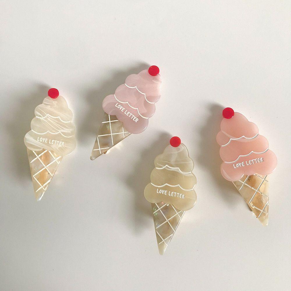 Kẹp Tóc Hình Cây Kem 15H Dễ Thương Dành Cho Nữ