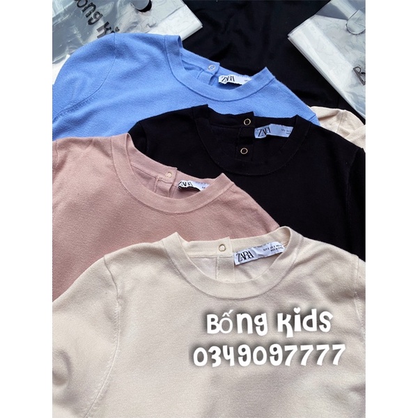 Áo Len Nữ Basic Ngắn Tay ZR