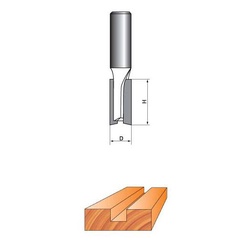 Mũi phay gỗ thẳng CNC lấy nền mũi soi TIDEWAY cốt 6mm và 12mm lắp máy soi cầm tay và trục đứng MPGT0102