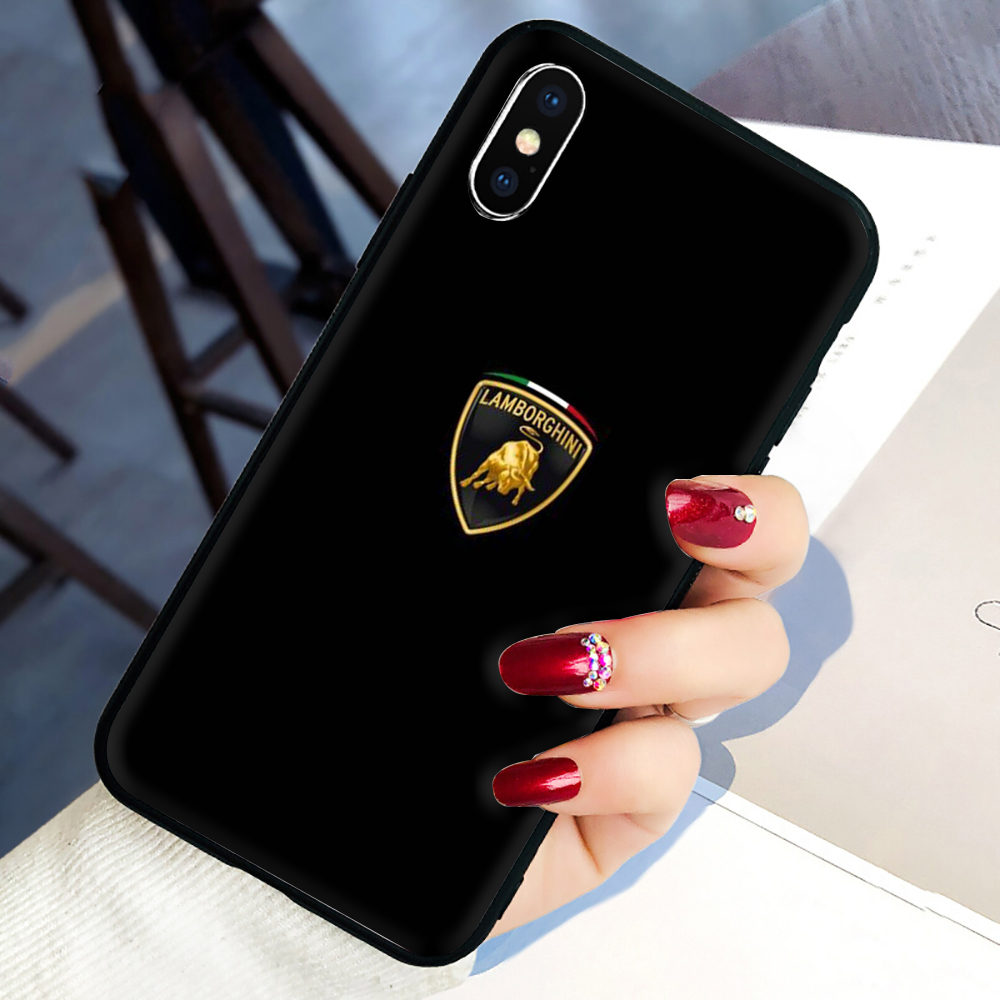 Ốp Điện Thoại Tpu Mềm Chống Rơi In Logo Lamborghini Cho Iphone 5 5s Se 6 6s Plus 7 8 Plus Se 2020