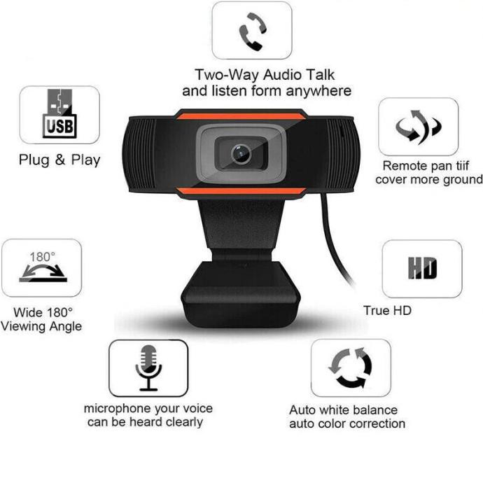Webcam 720p & 1080p Hd Cho Pc Laptop - 720 P | Computer & Máy Tính Để Bàn | BigBuy360 - bigbuy360.vn