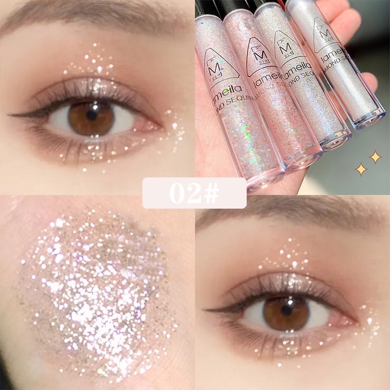 Gel Nhũ Mắt Lấp Lánh Kim Tuyến  Lameila Bền Màu Lâu Trôi