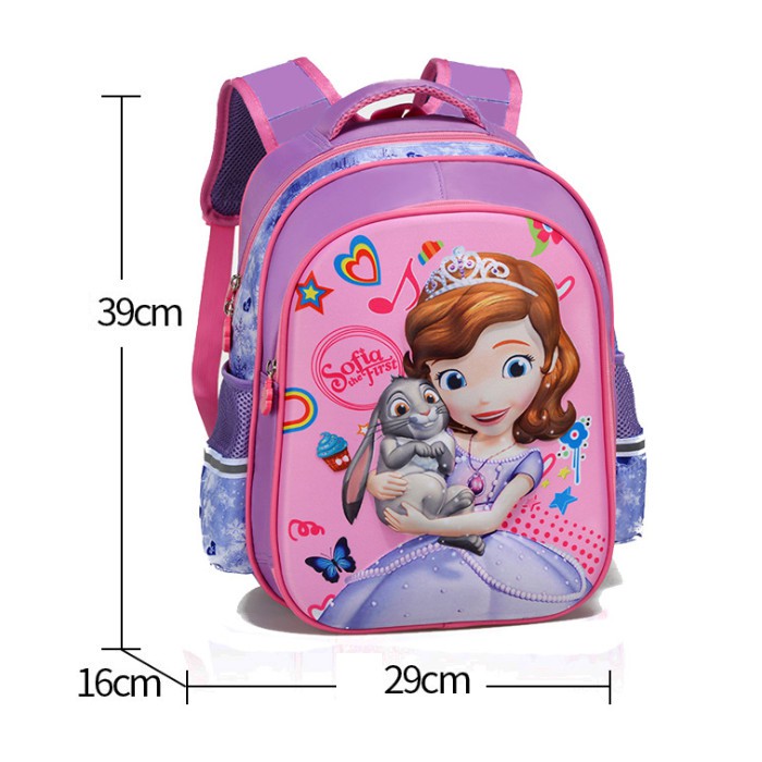 Balo bé gái công chúa Sofia 3D 5-8 tuổi