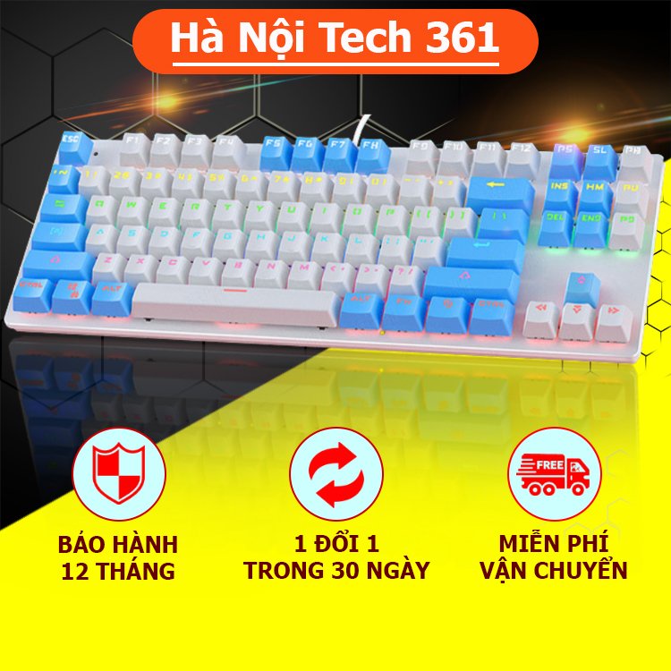 Bàn Phím Cơ K80 Led 20 Chế Độ Phím Cơ Blue Switch