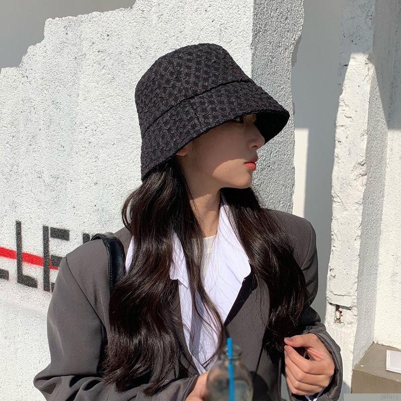 Mũ bucket phối ren màu sắc nhã nhặn thời trang thanh lịch dành cho nữ