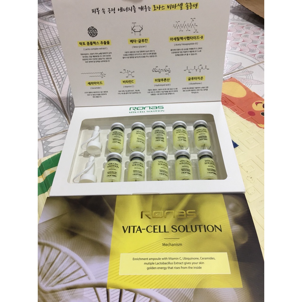 Sét tế bào gốc VITA CELL SOLUTION RONAS- RONAS VÀNG