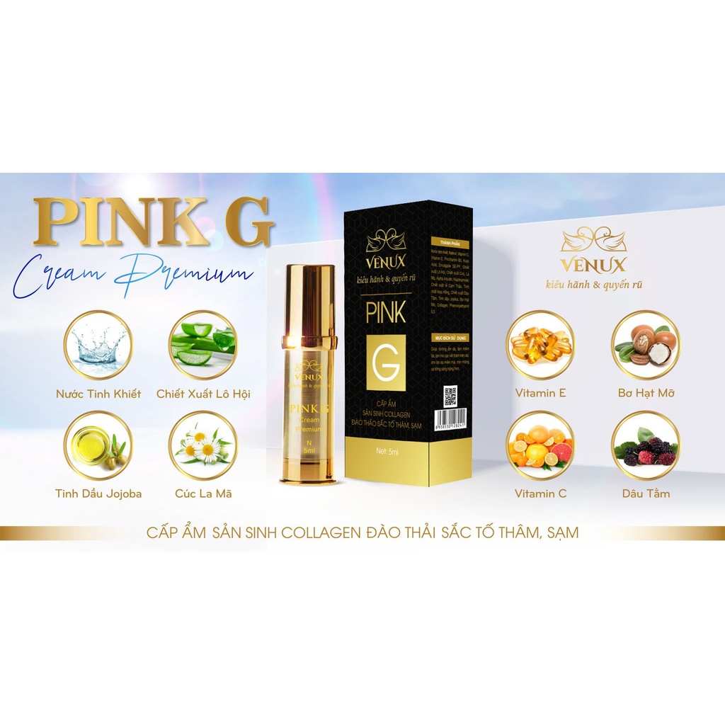 Hồng nhũ hoa và vùng kín hiệu quả 2 trong 1 - Làm hồng bím ti Pink G | BigBuy360 - bigbuy360.vn