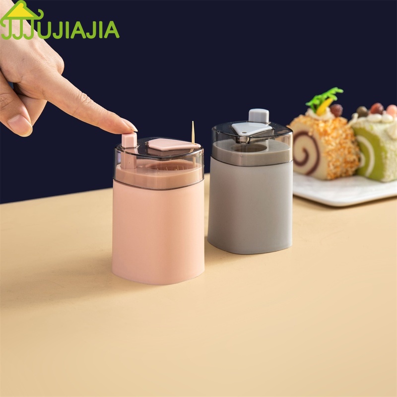 Hộp Nhấn Lấy Tăm Xỉa Răng JUJIAJIA Sáng Tạo Dành Cho Gia Đình