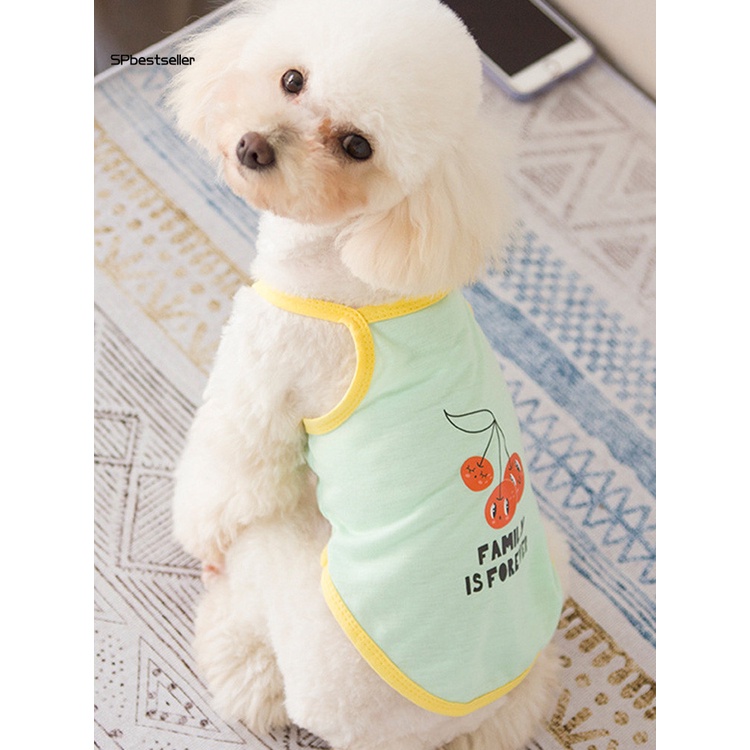 Áo Sát Nách Mềm Mại Dễ Phối Đồ Thời Trang Mùa Hè Cho Cún Cưng