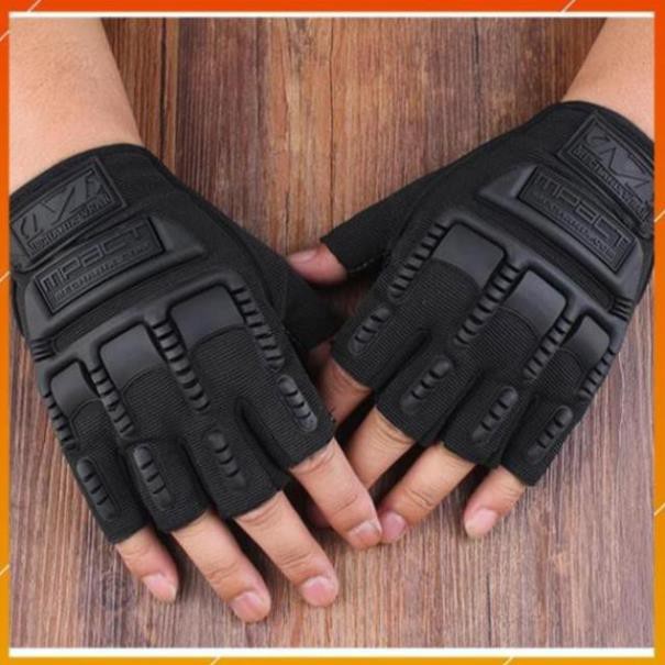 Găng tay PUBG cụt gù mềm bao tay MPACT - MECHANIX cao cấp thể thao gym xe máy motor xe đạp chiến thuật gym