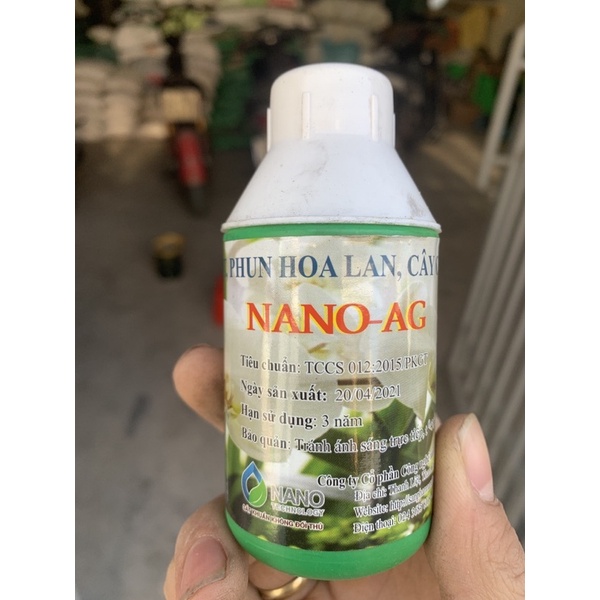 xịt ,phun hoa lan cây cảnh nano bạc ag 100ml