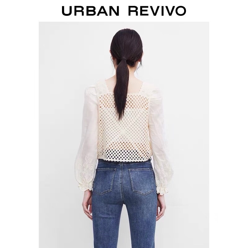Áo len đục lỗ Urban Revivo