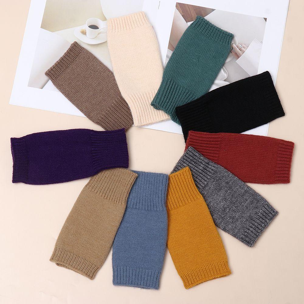 Găng Tay Cotton Len Đan Hở Ngón