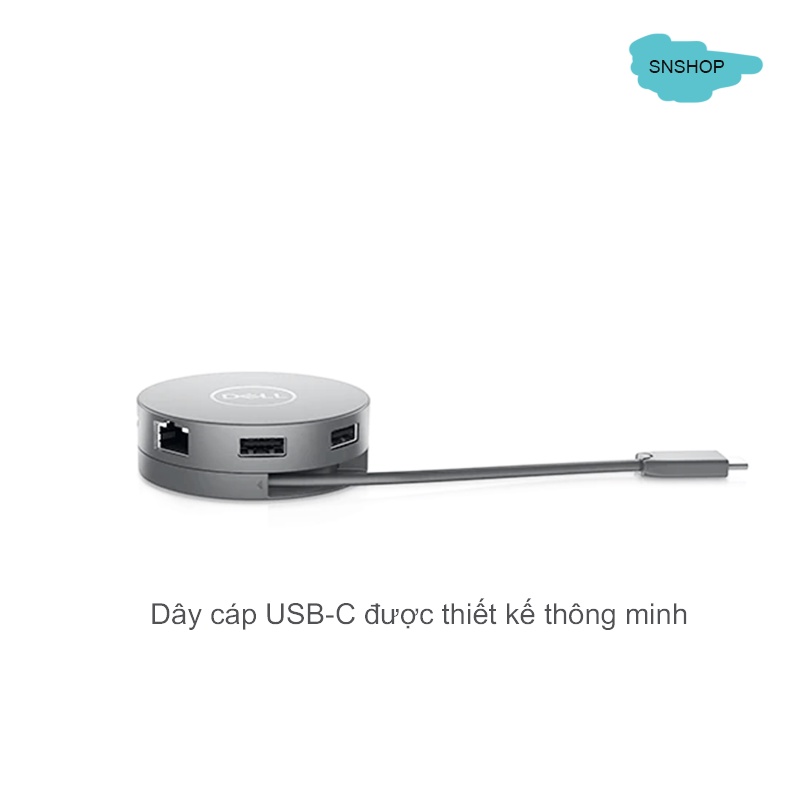 Hub Dell DA310, Da310u - Dock USB C  Xuất Màn Hình 4K 60HZ Cho Laptop, Samsung Dex -SNSHOP