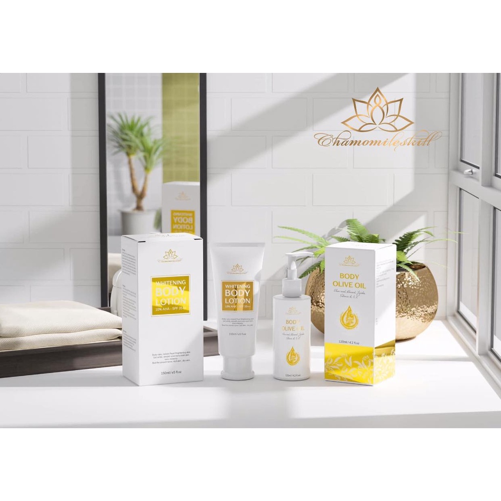 Body dưỡng trắng da Whitening Body Lotion Chamomileskill