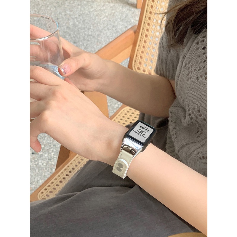 Dây Đeo Thay Thế Chất Liệu Da Bò Cho Huawei Band 7 / 6 Honor Band 6