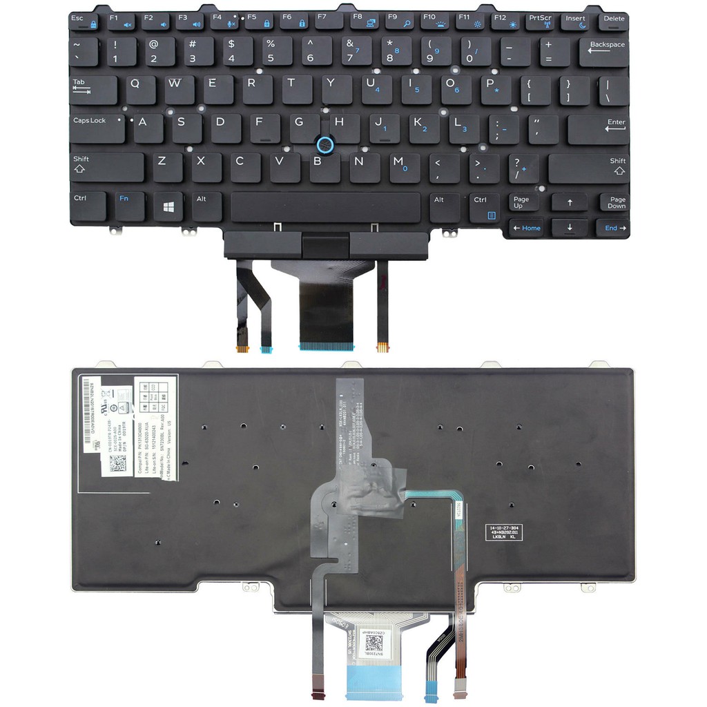 [Mã ELHAMS5 giảm 6% đơn 300K] Phím DELL Latitude E5450 E7450 E5470 E7470 E7480 E5450 E7450 Keyboard Có LED