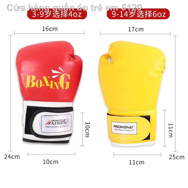 [Shandong Hot Sale] Găng tay đấm bốc trẻ em, Sanda Training, Fighting Muay Thai, Youth Gloves for 3-16 tuổi