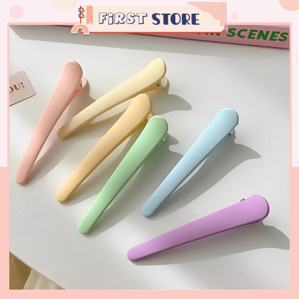 Kẹp Mỏ Vịt / Kẹp Cá Sấu  Màu Pastel Nhám Lì Dễ Thương
