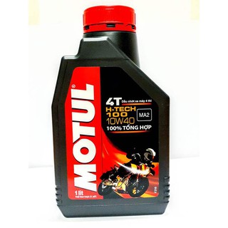 Dầu nhớt motul h-tech 100 4t 10w40