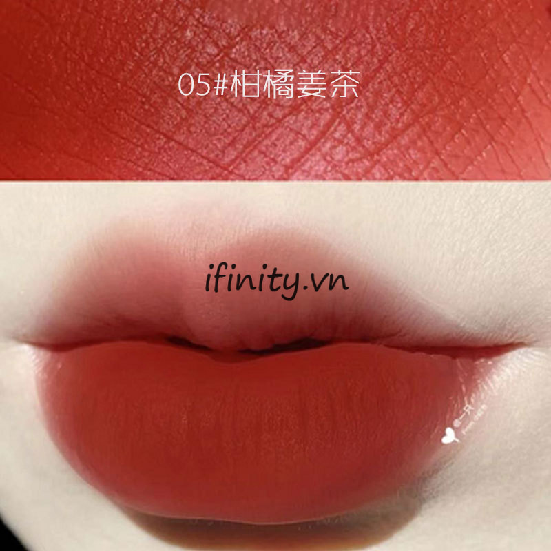 Son Herorange thỏi vỏ nhám hồng son lì lâu trôi Nội địa Trung