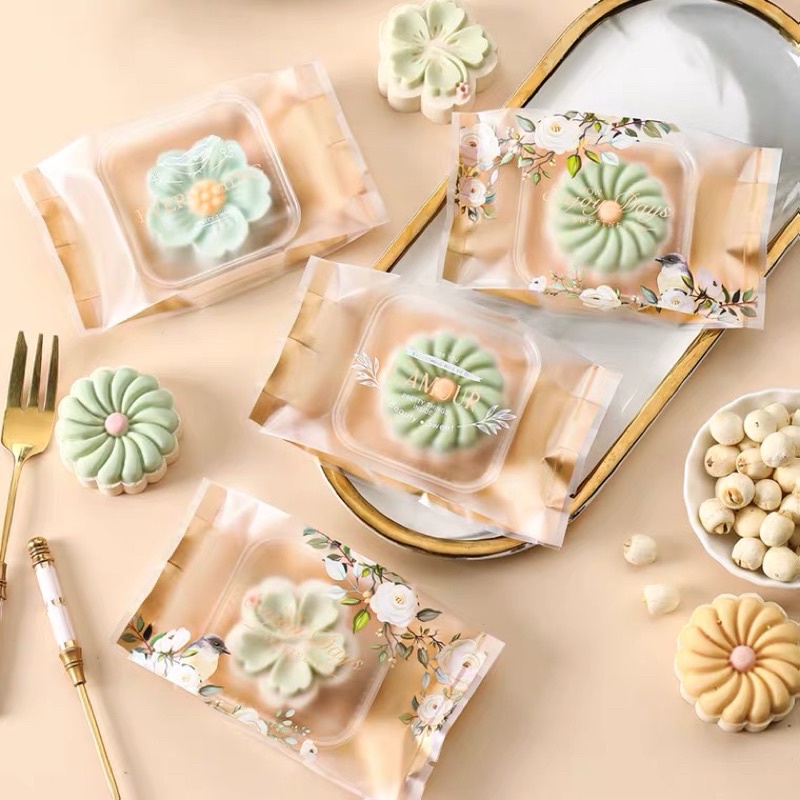 set 95-100 vỏ khay túi bánh trung thu 50gam