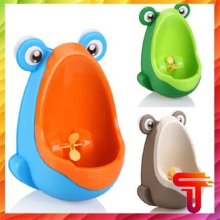 Bô con ếch Bồn tiểu mini cho bé trai dán hoặc treo tường hình ếch con cute T3B1