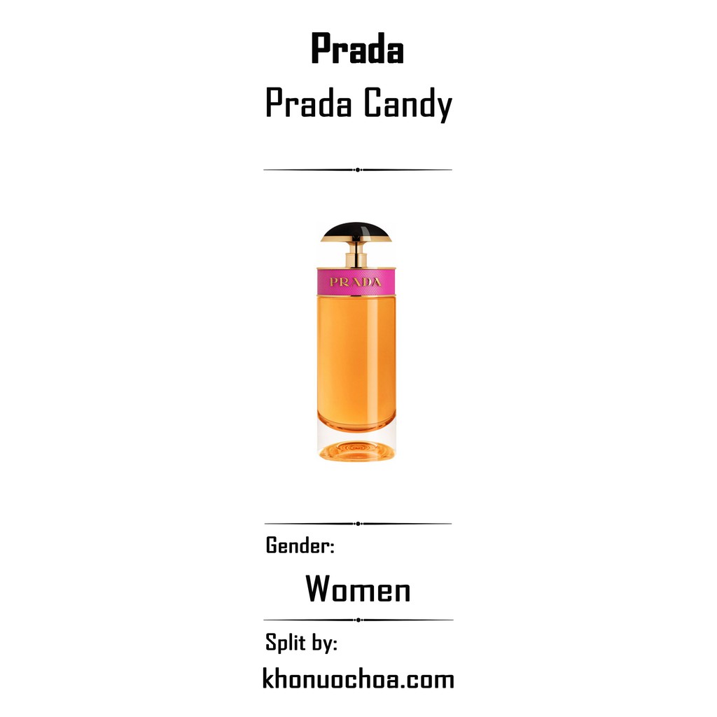 Nước hoa dùng thử Prada Candy Test 10ml/20ml Spray - Muscat