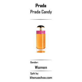 Nước hoa dùng thử PRA Candy DA  EDP 10ml