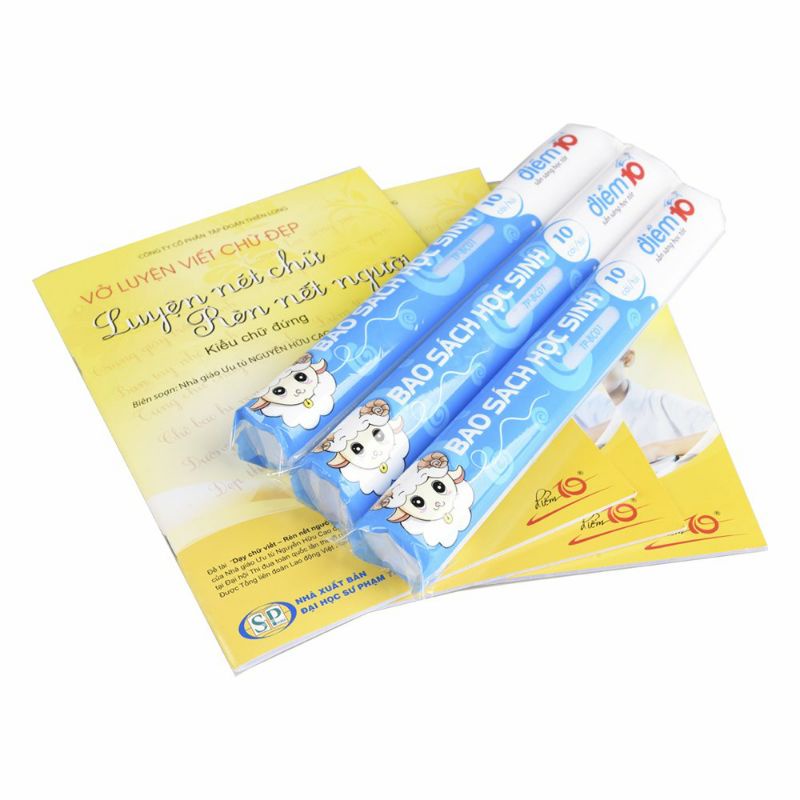 Bìa bao sách Điểm 10 TP - BC01 ( 10 bìa / túi )