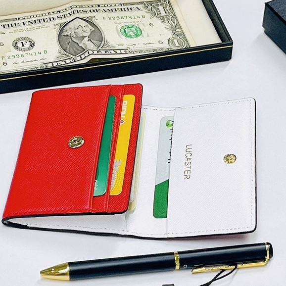 Ví nữ mini da thật cardholder KATE nhập khẩu cao cấp bảo hành 12tháng.