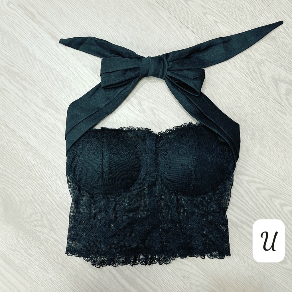 Áo ống cúp bra ren hot dây đeo cổ mặc được nhiều kiểu hot