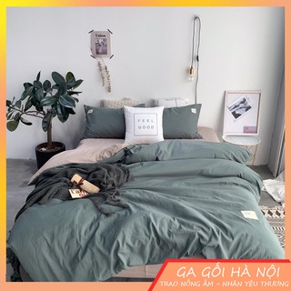 Bộ chăn ga cotton đũi -Cotton TC