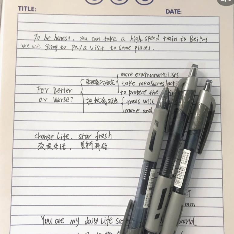 Deli Bút Mực Gel Ngòi 0.5mm Màu Đen / Xanh Dương Có Thể Thu Gọn Tiện Dụng