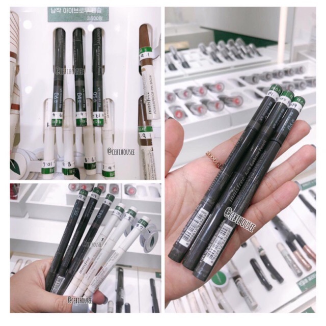 Chì kẻ mày Innisfree Auto Eyebrow Pencil (bản mới 2023)