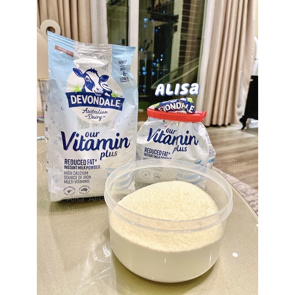 Sữa tươi Devondale plus 1kg Úc - giúp bé tăng chiều cao vượt trội