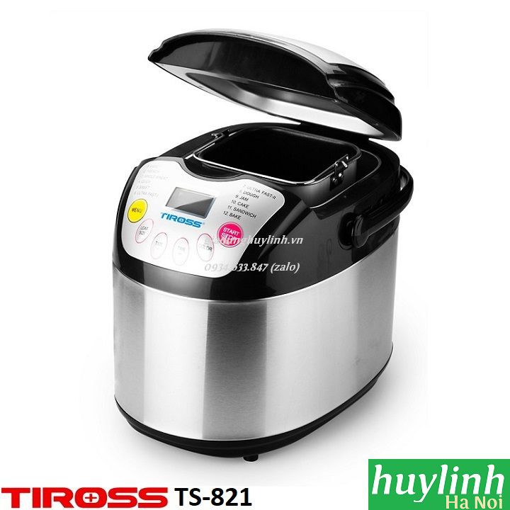 Máy làm bánh mì Tiross TS821 - 12 chức năng