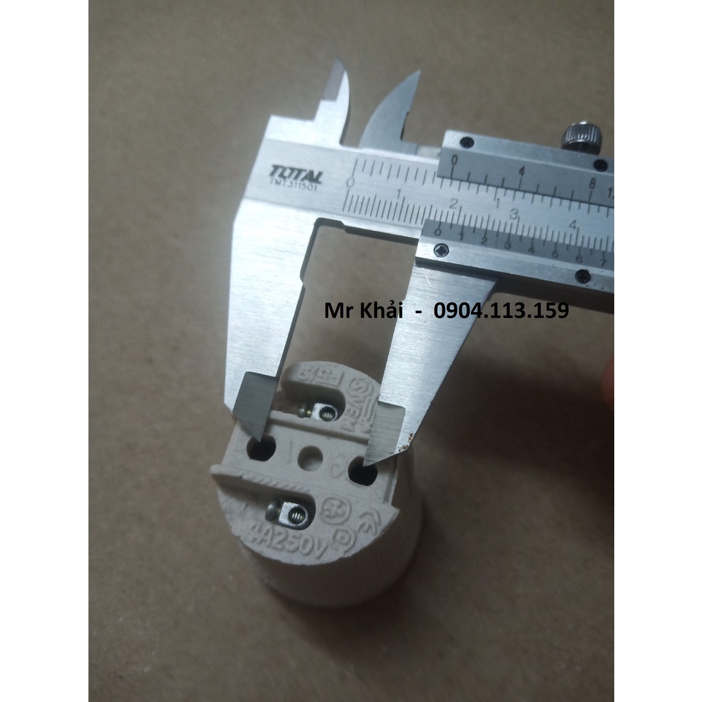 Combo 5 Đui đèn vặn E27 dạng sứ