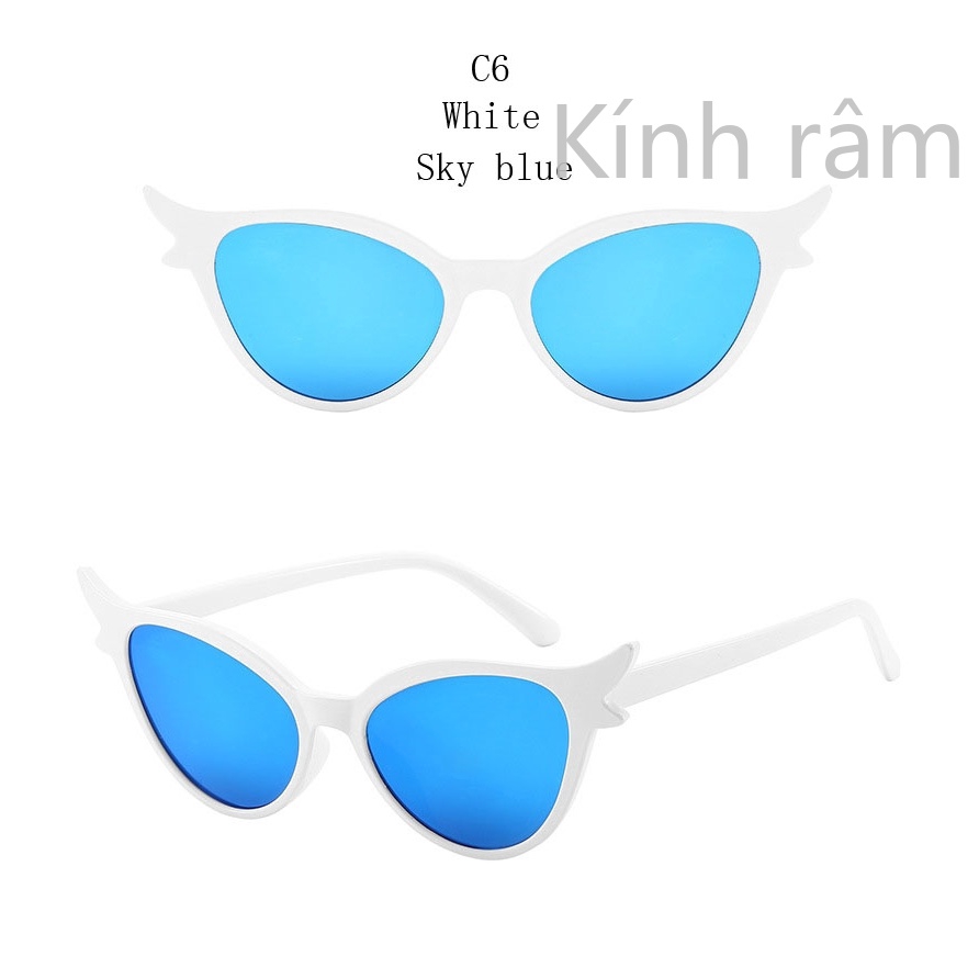 Kính mát mắt mèo chống tia UV400 thời trang dành cho nữ