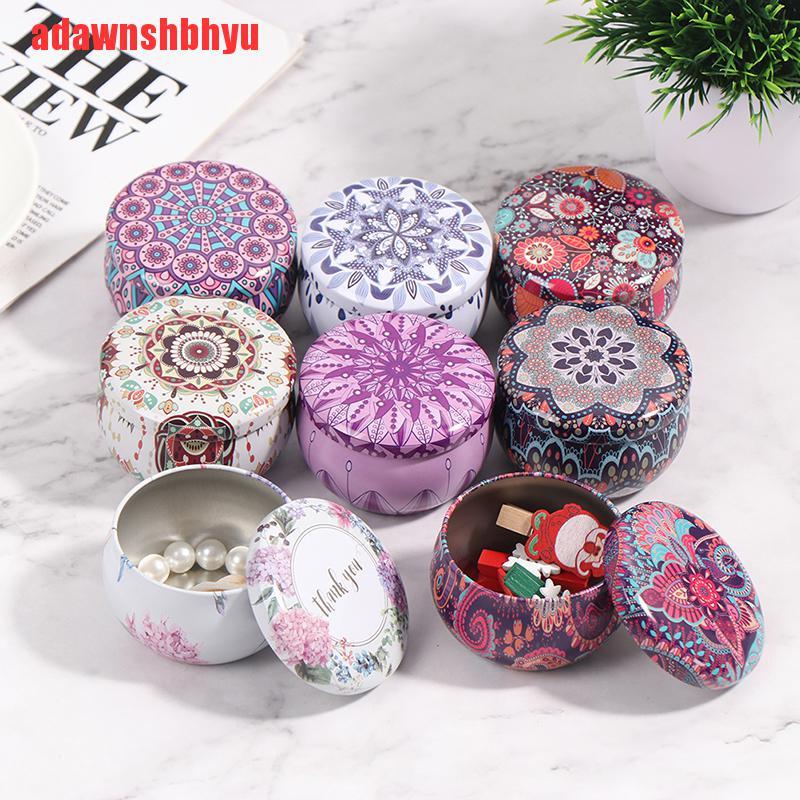 Hộp thiếc đựng bánh kẹo hình trống cá tính 2.2oz thích hợp tiệc trà