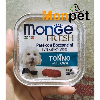 Pate Monge cho chó nhiều vị 100g
