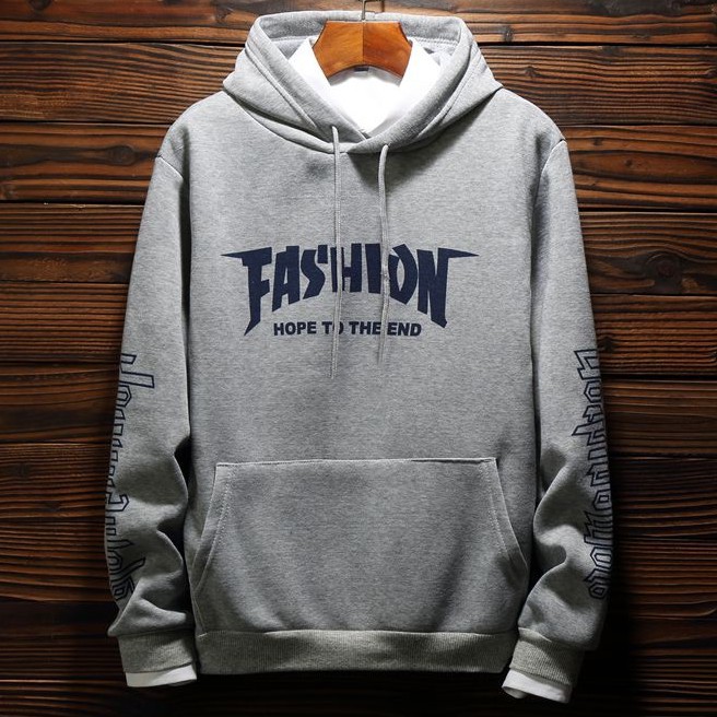 Áo Khoác Hoodies Có Mũ Túi Bụng Phối Chữ Kiểu Dáng Thời Trang MEN TOP 084