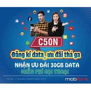 Sim Mobi C90N nghe Gọi Xả Láng Trọn gói 30gb thả ga truy cập