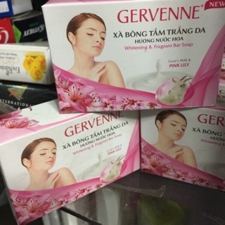 Bộ 5 bánh xà bông tắm trắng da GERVENNE
