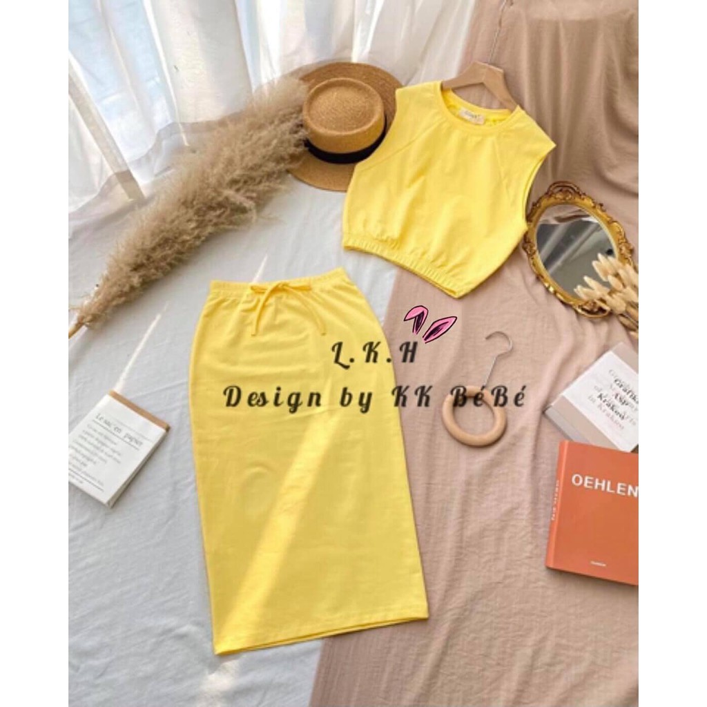 Set váy suông bé gái