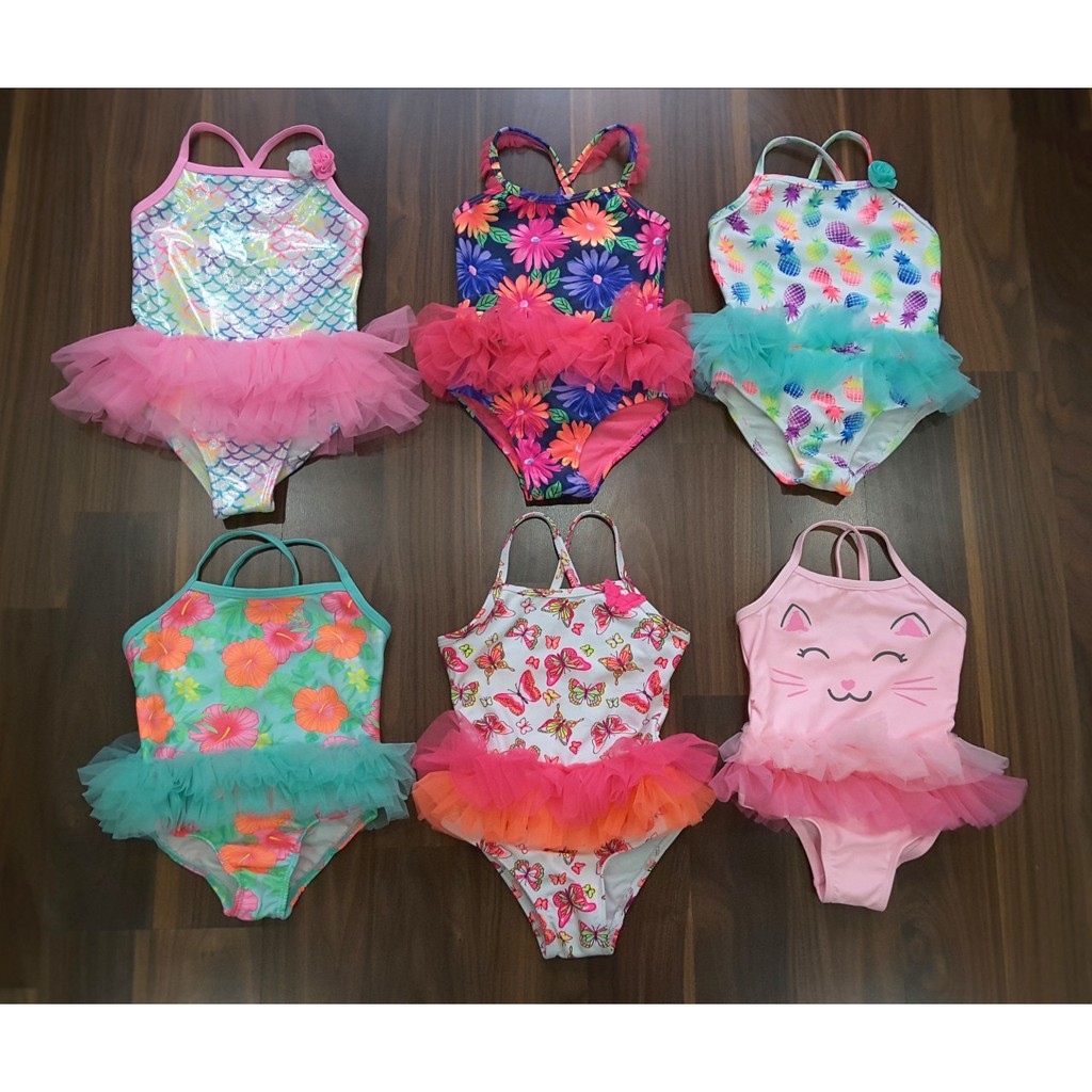 Váy đầm bơi Tu Tu trái thơm mùa hè bé gái ( hàng xuất xịn)